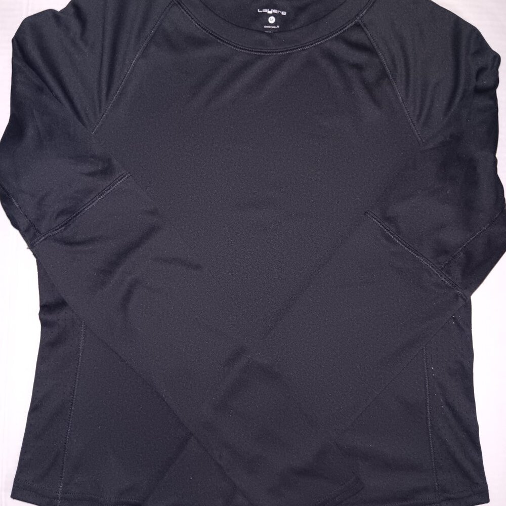 LAYER 8 MESH SIDES THUMB HOLES ACTIVE TOP - Picture 8 of 12